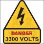 Danger - 3300 volts 